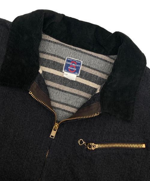 WORKERS（ワーカーズ）WORKERS (ワーカーズ) Blanket Lined Engineer Jacket Wool Cotton Covert Cloth グレー サイズ:42の古着・服飾アイテム