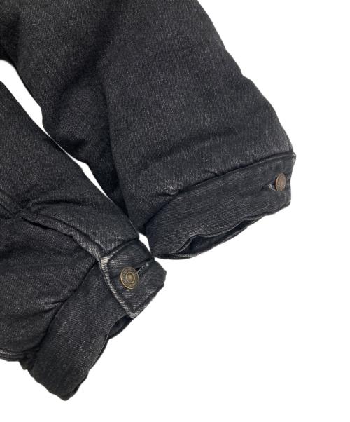 UNUSED（アンユーズド）UNUSED (アンユーズド) Padded denim jacket ブラック サイズ:4の古着・服飾アイテム