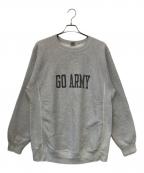 BUZZ RICKSON'Sバズリクソンズ）の古着「GO ARMY BEAT NAVY スウェットシャツ」｜グレー
