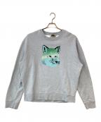 maison kitsuneメゾンキツネ）の古着「スウェット」｜スカイブルー
