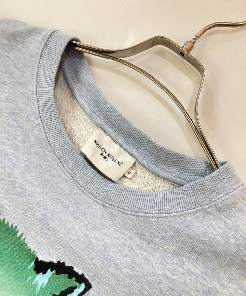 maison kitsune（メゾンキツネ）maison kitsune (メゾンキツネ) スウェット スカイブルー サイズ:XLの古着・服飾アイテム