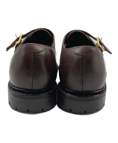 Jalan Sriwijaya（ジャランスリウァヤ）Jalan Sriwijaya (ジャランスリウァヤ) EDWARDダブルモンクシューズ ブラウン サイズ:7の古着・服飾アイテム