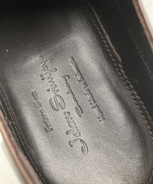 Jalan Sriwijaya（ジャランスリウァヤ）Jalan Sriwijaya (ジャランスリウァヤ) EDWARDダブルモンクシューズ ブラウン サイズ:7の古着・服飾アイテム