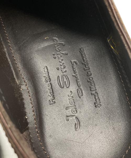 Jalan Sriwijaya（ジャランスリウァヤ）Jalan Sriwijaya (ジャランスリウァヤ) EDWARDウィングチップシューズ ブラウン サイズ:7の古着・服飾アイテム