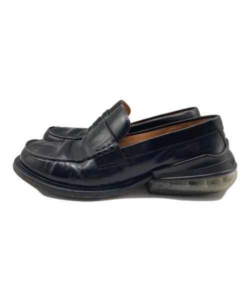 Maison Margiela（メゾンマルジェラ）Maison Margiela (メゾンマルジェラ) エアバッグソール レザー コイン ローファー ブラック サイズ:40の古着・服飾アイテム