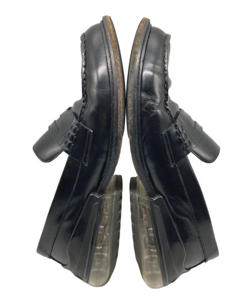 Maison Margiela（メゾンマルジェラ）Maison Margiela (メゾンマルジェラ) エアバッグソール レザー コイン ローファー ブラック サイズ:40の古着・服飾アイテム