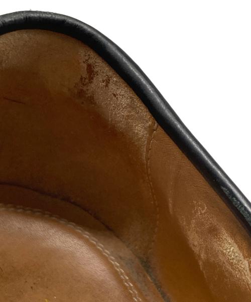 Maison Margiela（メゾンマルジェラ）Maison Margiela (メゾンマルジェラ) エアバッグソール レザー コイン ローファー ブラック サイズ:40の古着・服飾アイテム