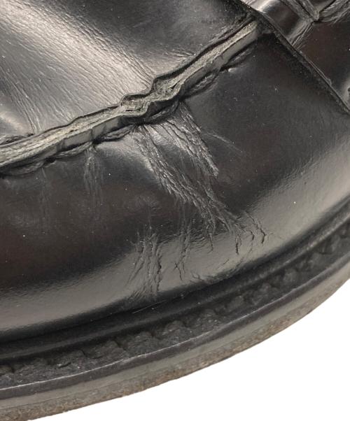 Maison Margiela（メゾンマルジェラ）Maison Margiela (メゾンマルジェラ) エアバッグソール レザー コイン ローファー ブラック サイズ:40の古着・服飾アイテム