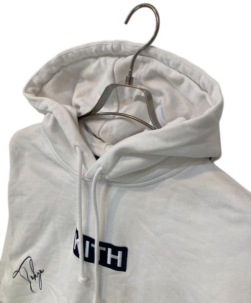 KITH（キス）KITH (キス) City Script Hoodie ホワイト サイズ:XLの古着・服飾アイテム