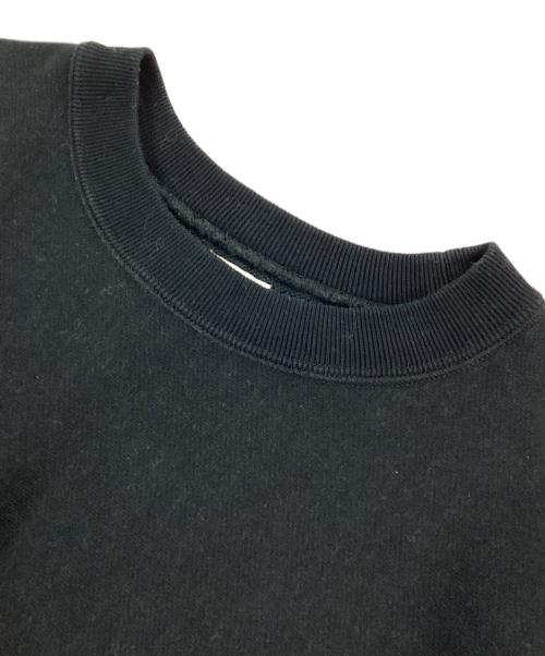 blurhms ROOTSTOCK（ブラームスルーツストック）blurhms ROOTSTOCK (ブラームスルーツストック) Soft&Hard crew-neck SWEAT（ソフト＆ハードクルーネックスウェット） ブラック サイズ:２の古着・服飾アイテム