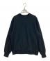 blurhms ROOTSTOCK（ブラームスルーツストック）の古着「Soft&Hard crew-neck SWEAT（ソフト＆ハードクルーネックスウェット）」｜ブラック
