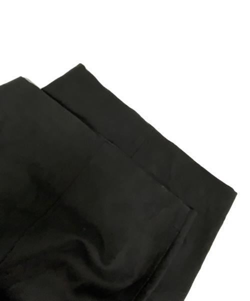 beautiful people（ビューティフルピープル）beautiful people (ビューティフルピープル) linen cotton satin bow silhouette pants/　リネンコットンサテンボウシルエットパンツ ブラック サイズ:36　　　　の古着・服飾アイテム