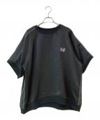 Needlesニードルズ）の古着「S/S Track Crew Neck Shirt」｜ブラック