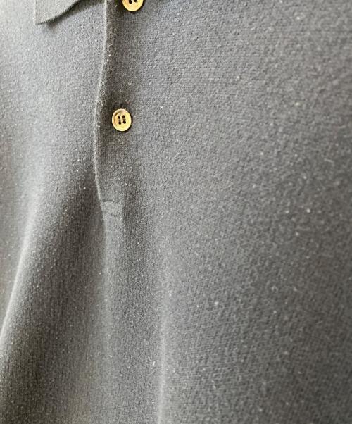 is-ness（イズネス）is-ness (イズネス) CARDBOARD KNIT BIG POLO ネイビー サイズ:Mの古着・服飾アイテム