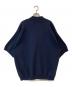 is-ness (イズネス) CARDBOARD KNIT BIG POLO ネイビー サイズ:M：7000円