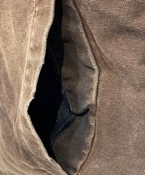 CarHartt（カーハート）CarHartt (カーハート) 裏ボアダックベスト ブラウン サイズ:Mの古着・服飾アイテム