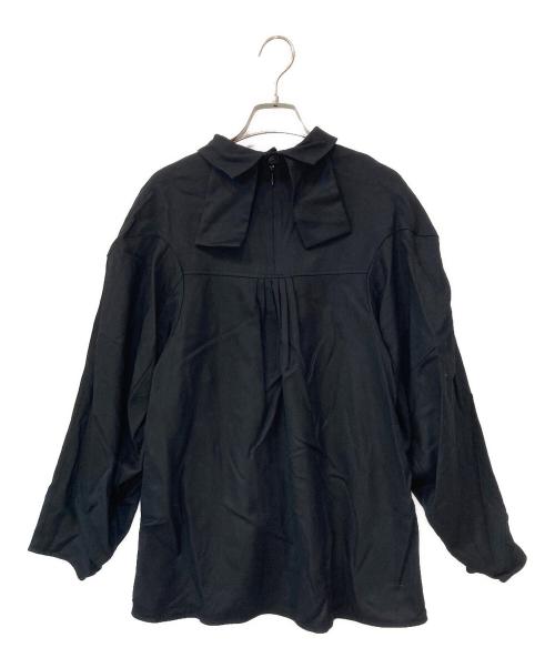 ENFOLD（エンフォルド）ENFOLD (エンフォルド) BACK-TIE PULLOVER ブラック サイズ:38の古着・服飾アイテム