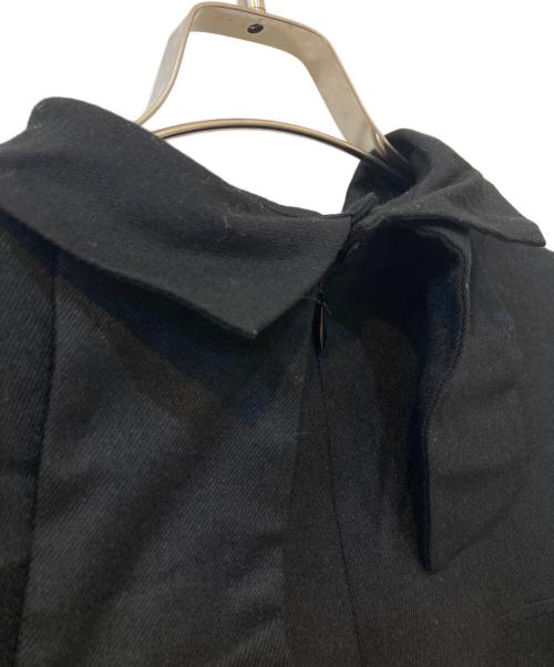 ENFOLD（エンフォルド）ENFOLD (エンフォルド) BACK-TIE PULLOVER ブラック サイズ:38の古着・服飾アイテム