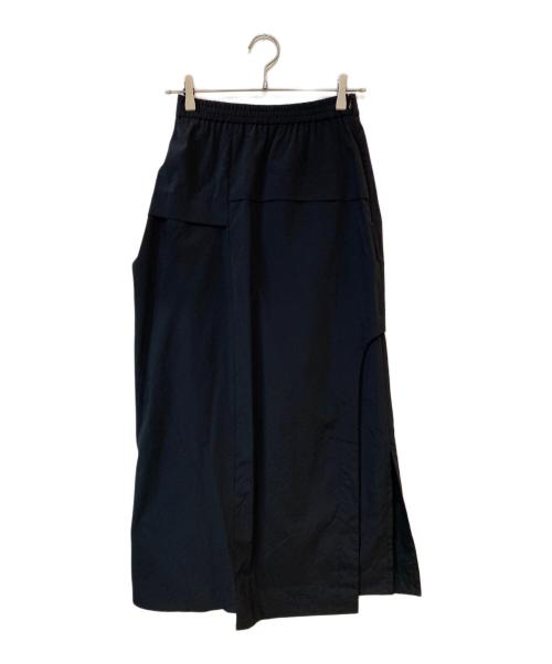 UN3D.（アンスリード）UN3D. (アンスリード) タックレイヤードスカート ブラック サイズ:36の古着・服飾アイテム