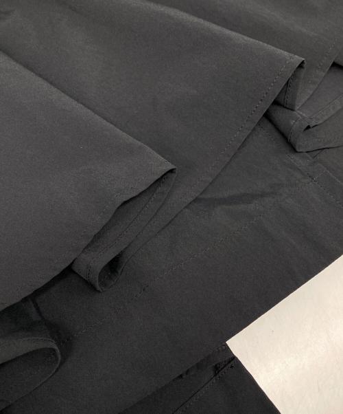 UN3D.（アンスリード）UN3D. (アンスリード) タックレイヤードスカート ブラック サイズ:36の古着・服飾アイテム