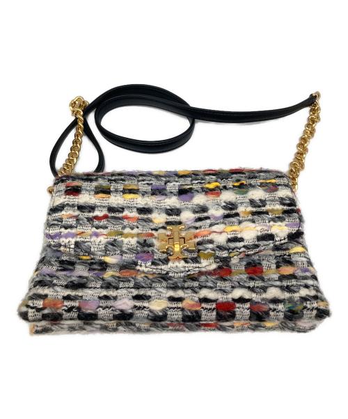TORY BURCH（トリーバーチ）TORY BURCH (トリーバーチ) KIRA TWEED CHAIN WALLET/キラツイードチェーンウォレット ショルダーバッグ マルチカラー サイズ:なしの古着・服飾アイテム