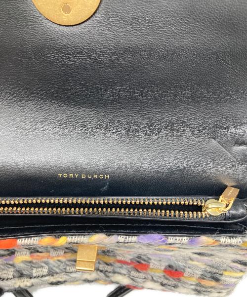 TORY BURCH（トリーバーチ）TORY BURCH (トリーバーチ) KIRA TWEED CHAIN WALLET/キラツイードチェーンウォレット ショルダーバッグ マルチカラー サイズ:なしの古着・服飾アイテム