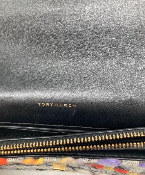 TORY BURCH（トリーバーチ）TORY BURCH (トリーバーチ) KIRA TWEED CHAIN WALLET/キラツイードチェーンウォレット ショルダーバッグ マルチカラー サイズ:なしの古着・服飾アイテム
