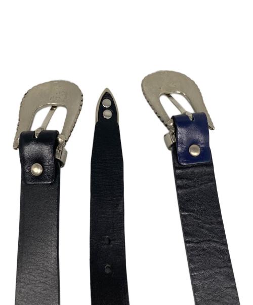 TOGA PULLA（トーガ プルラ）TOGA PULLA (トーガ プルラ) ダブルバックルベルト ブラック サイズ:なしの古着・服飾アイテム