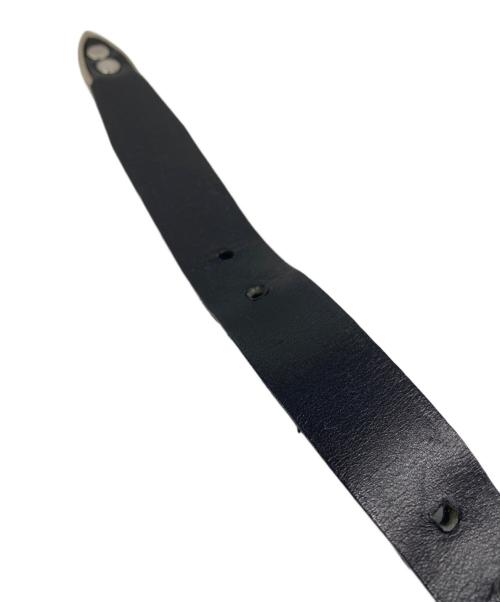 TOGA PULLA（トーガ プルラ）TOGA PULLA (トーガ プルラ) ダブルバックルベルト ブラック サイズ:なしの古着・服飾アイテム