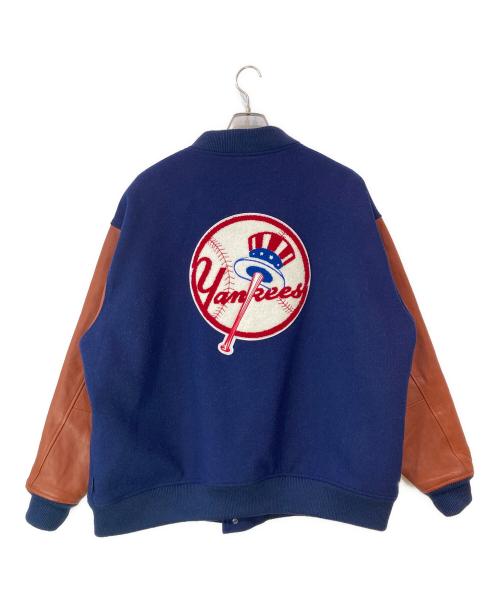 APPLEBUM（アップルバム）APPLEBUM (アップルバム) “NY Yankees” Stadium Jacket ネイビー サイズ:XLの古着・服飾アイテム
