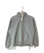 SUPREMEシュプリーム）の古着「23FW Small Box Drawcord Hooded Sweatshirt　スモール ボックス ドローコード スウェットシャツ」｜Heather Grey