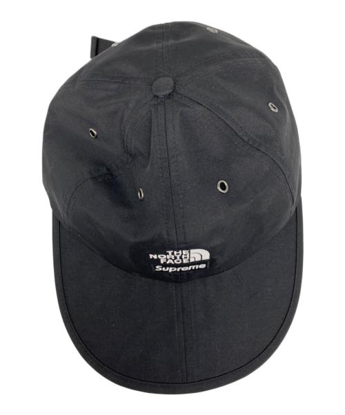 THE NORTH FACE（ザ ノース フェイス）THE NORTH FACE (ザ ノース フェイス) SUPREME (シュプリーム) Split 6-Panel Cap ブラックの古着・服飾アイテム