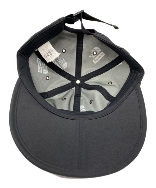 THE NORTH FACE（ザ ノース フェイス）THE NORTH FACE (ザ ノース フェイス) SUPREME (シュプリーム) Split 6-Panel Cap ブラックの古着・服飾アイテム