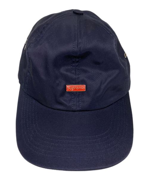 SUPREME（シュプリーム）SUPREME (シュプリーム) 23FW Enamel Logo 6-Panel ニジュウサン・エフダブリュー エナメル ロゴ シックスパネル　キャップ ネイビー サイズ:なしの古着・服飾アイテム