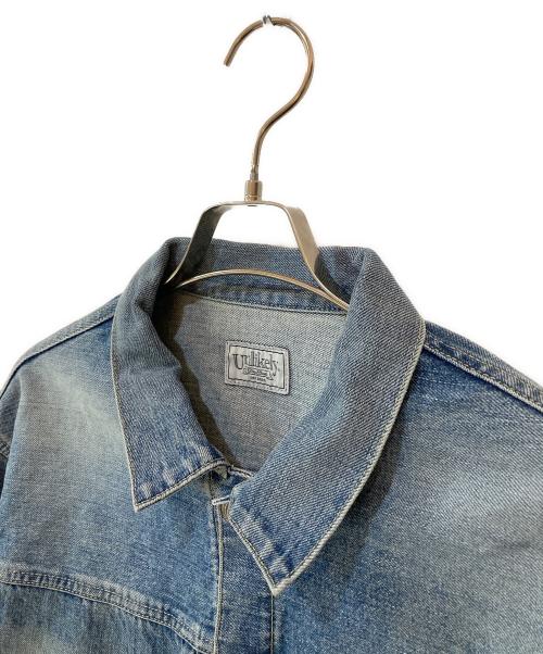 Unlikely（アンライクリー）Unlikely (アンライクリー) 25AW Time Travel Trucker Jacket/タイムトラベルトラッカージャケット 1977Wash デニムジャケット ヴィンテージインディゴ サイズ:XLの古着・服飾アイテム