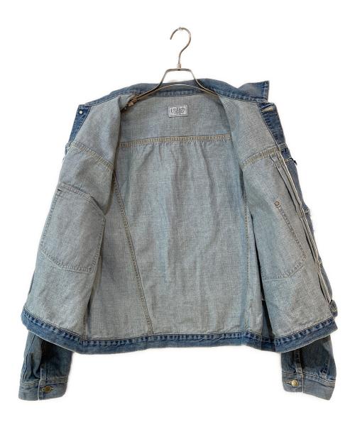 Unlikely（アンライクリー）Unlikely (アンライクリー) 25AW Time Travel Trucker Jacket/タイムトラベルトラッカージャケット 1977Wash デニムジャケット ヴィンテージインディゴ サイズ:XLの古着・服飾アイテム