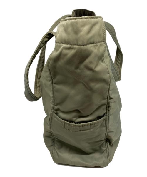 PORTER（ポーター）PORTER (ポーター) CREAM TOTE BAG トートバッグ カーキの古着・服飾アイテム