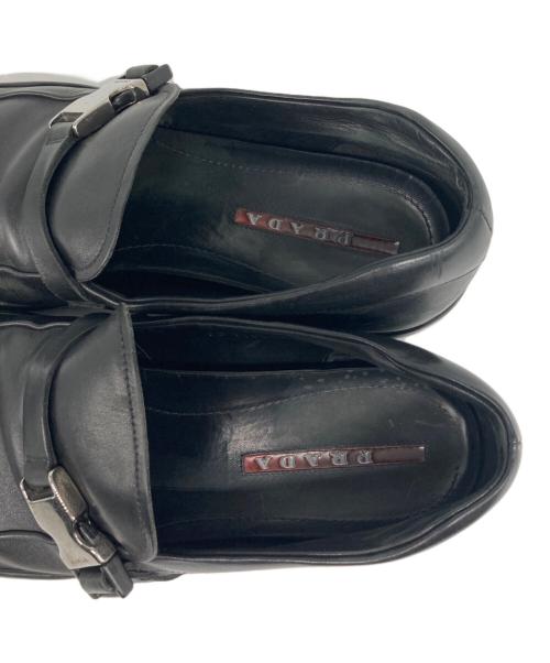 PRADA SPORTS（プラダスポーツ）PRADA SPORTS (プラダスポーツ) アイアンバックル ドライビングシューズ ブラック サイズ:8の古着・服飾アイテム