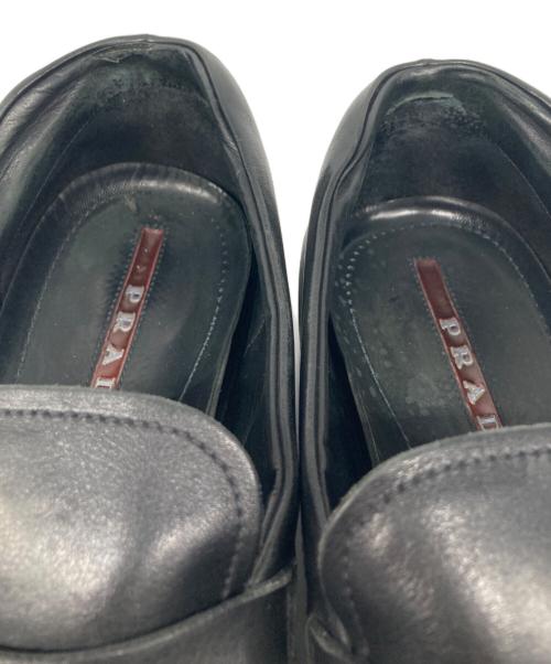 PRADA SPORTS（プラダスポーツ）PRADA SPORTS (プラダスポーツ) アイアンバックル ドライビングシューズ ブラック サイズ:8の古着・服飾アイテム