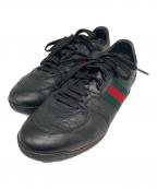 GUCCIグッチ）の古着「グッチシマ ローカットスニーカー」｜ブラック