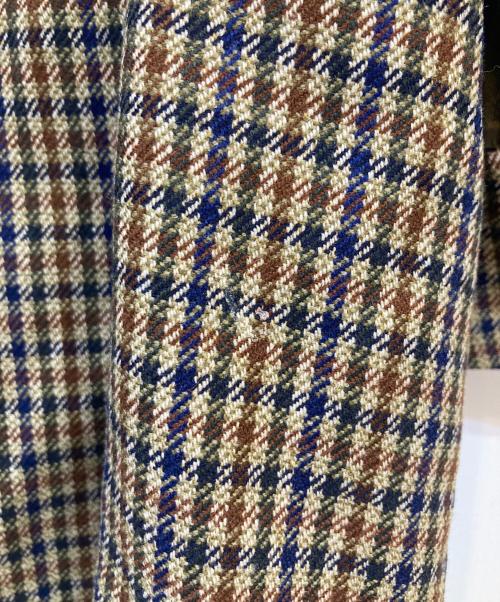 Burberry's（バーバリー）Burberry's (バーバリーズ) チェックテーラードジャケット ベージュ サイズ:実寸をご参照くださいの古着・服飾アイテム