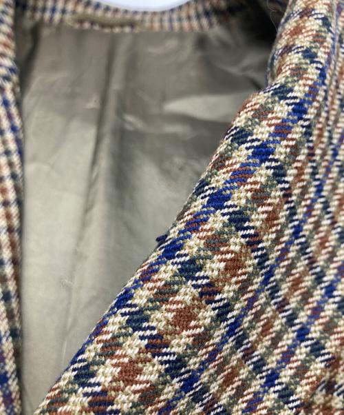 Burberry's（バーバリー）Burberry's (バーバリーズ) チェックテーラードジャケット ベージュ サイズ:実寸をご参照くださいの古着・服飾アイテム