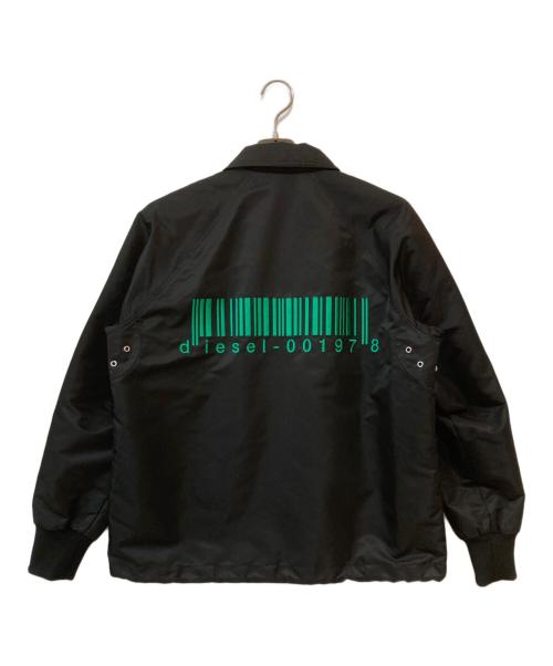 DIESEL（ディーゼル）DIESEL (ディーゼル) J-AKIO-B JACKET エンブロイダリーコーチジャケット ブラック サイズ:XSの古着・服飾アイテム