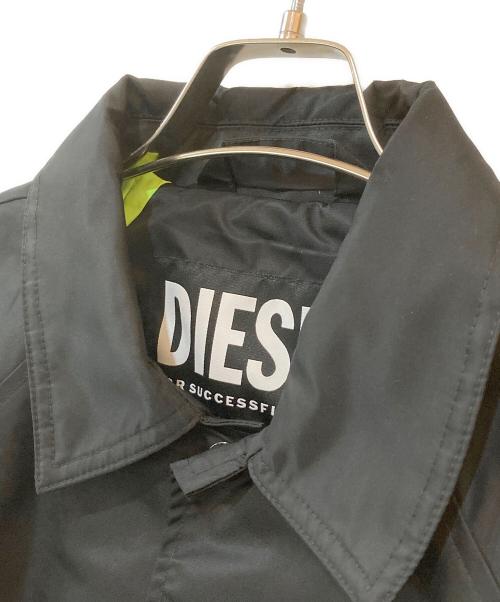 DIESEL（ディーゼル）DIESEL (ディーゼル) J-AKIO-B JACKET エンブロイダリーコーチジャケット ブラック サイズ:XSの古着・服飾アイテム