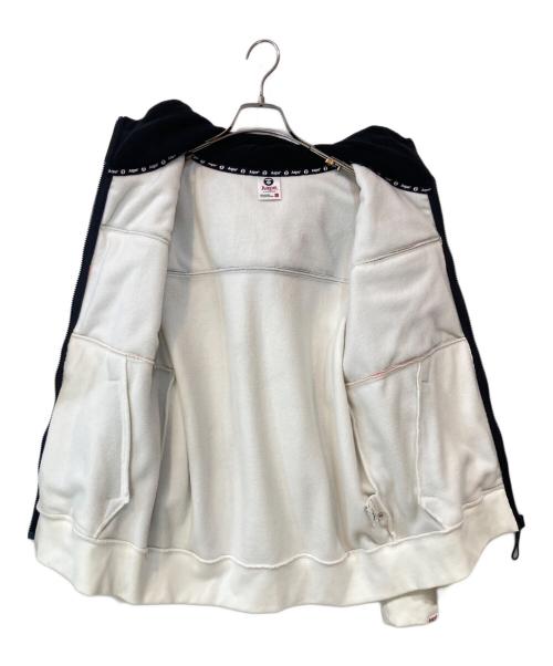 Aape BY A BATHING APE（エーエイプ バイ アベイシングエイプ）Aape BY A BATHING APE (エーエイプ バイ アベイシングエイプ) AAPE PANELLED ZIP HOODIE ホワイト サイズ:Lの古着・服飾アイテム