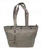 PORTER GIRLポーターガール）の古着「SHELL TOTE BAG(S)　シェル・トート・バッグ（エス）」｜カーキグレー