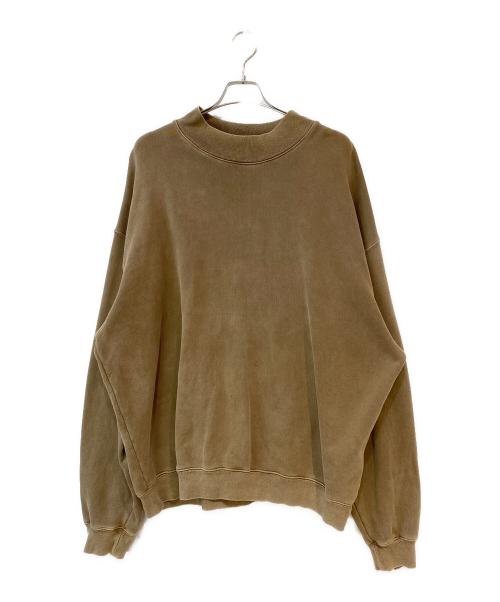 SEASON 6（シーズン6）SEASON 6 (シーズン6) モックネックスウェット ブラウン サイズ:XLの古着・服飾アイテム