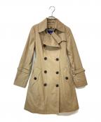 BURBERRY BLUE LABELバーバリーロンドンブルーレーベル）の古着「ライナー付トレンチコート」｜ベージュ