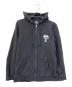 stussy（ステューシー）の古着「ワールドツアージップパーカー」｜ブラック