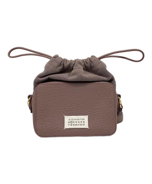 Maison Margiela（メゾンマルジェラ）Maison Margiela (メゾンマルジェラ) 5AC ミニカメラバッグ パープルの古着・服飾アイテム